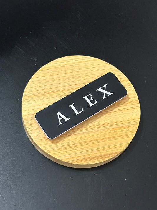 Custom Business Name Tags