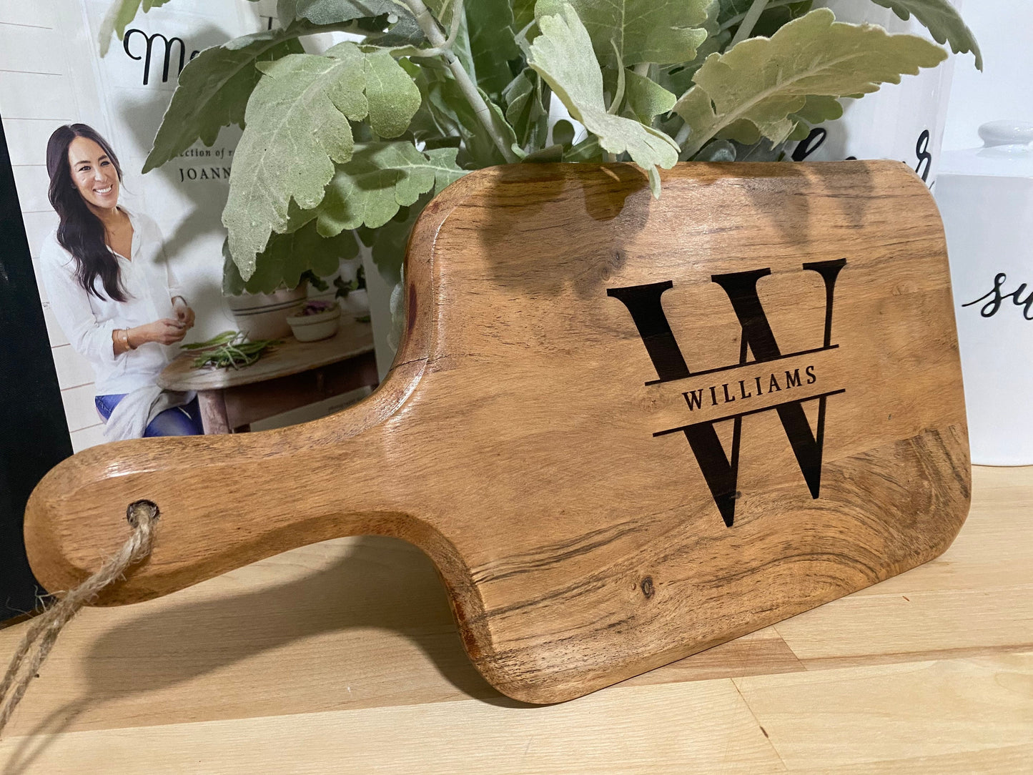 Charcuterie Board, Personalized Serving Board With Handle, Monogrammed, Personalized Cheese Board