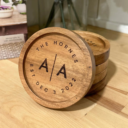 Custom Wooden Coasters