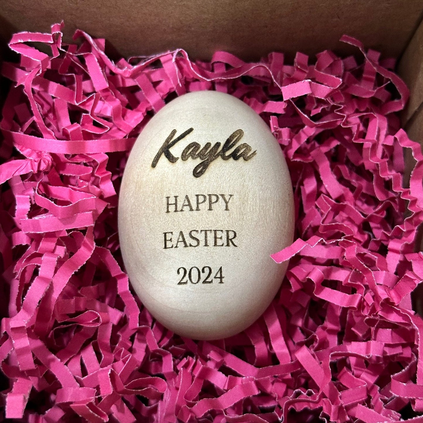 Personalized Engraved Easter Egg - Engraved Eggs, Easter Decorations, Easter Basket Decorations, Easter Egg Name Tags