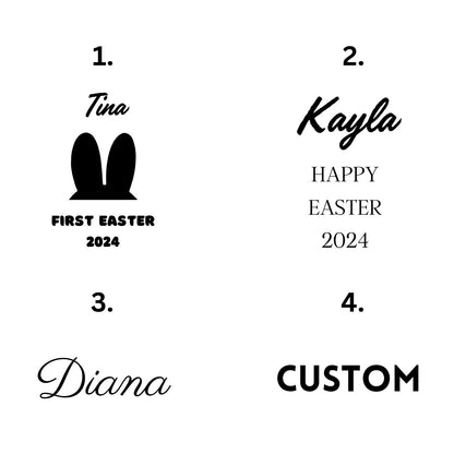 Personalized Engraved Easter Egg - Engraved Eggs, Easter Decorations, Easter Basket Decorations, Easter Egg Name Tags